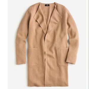 J. Crew Juliette collarless sweater-blazer